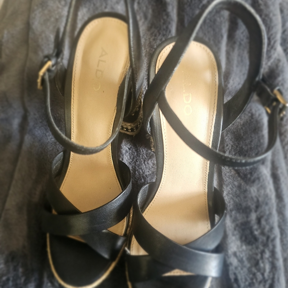 Open toe stack heel - Picture 5 of 5